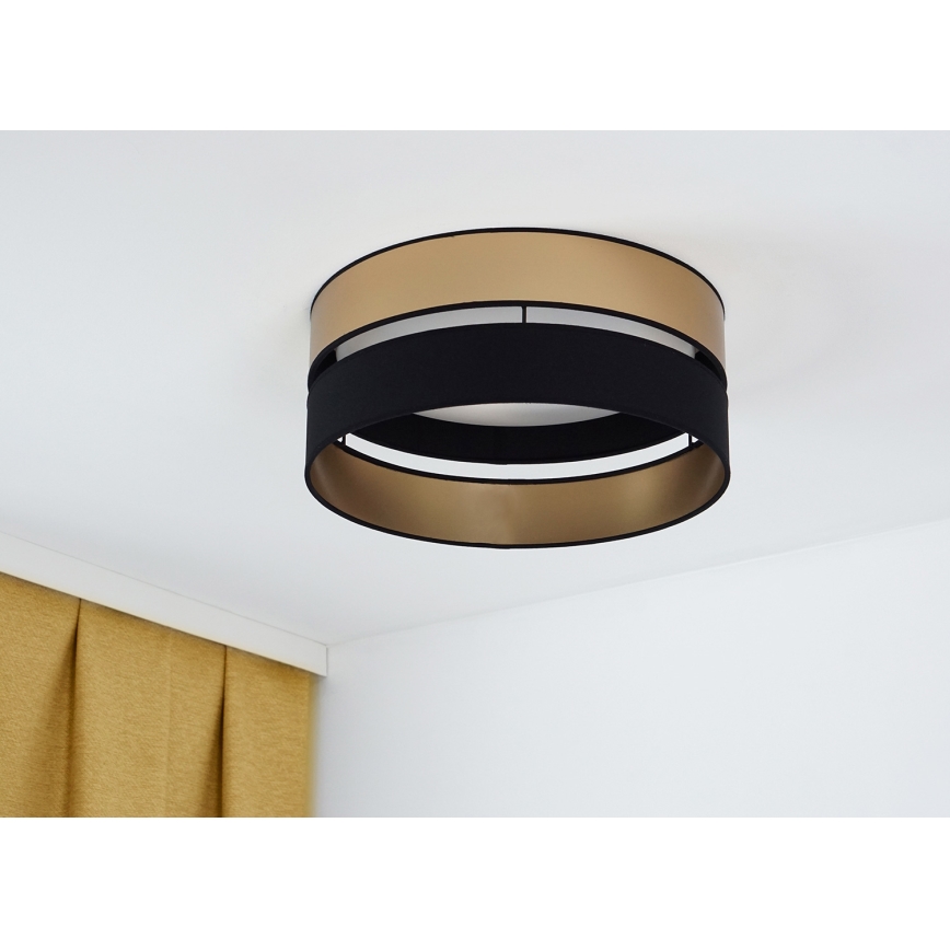 Brilagi - LED Plafon ROYAL LED/24W/230V śr. 45 cm czarny/złoty