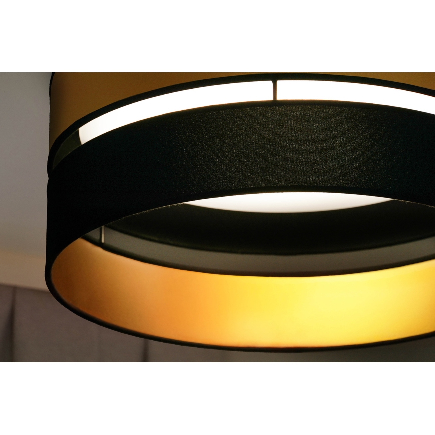 Brilagi - LED Plafon ROYAL LED/24W/230V śr. 45 cm czarny/złoty