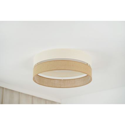 Brilagi - LED Plafon ROYAL YUTE LED/24W/230V śr. 45 cm beżowy/kremowy