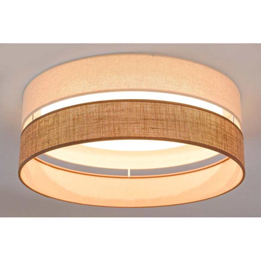 Brilagi - LED Plafon ROYAL YUTE LED/24W/230V śr. 45 cm beżowy/kremowy