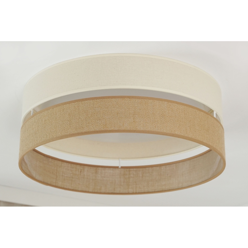 Brilagi - LED Plafon ROYAL YUTE LED/24W/230V śr. 45 cm beżowy/kremowy