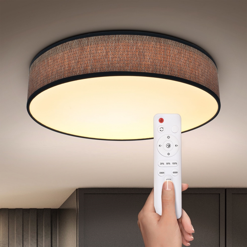 Brilagi - LED Plafon ściemnialny ADELA LED/48W/230V 3000-6500K śr. 40 cm + pilot zdalnego sterowania