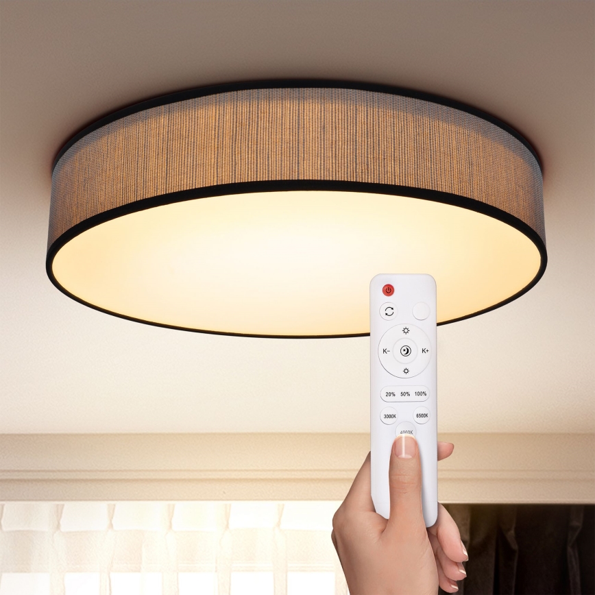 Brilagi - LED Plafon ściemnialny AURORA LED/48W/230V 3000-6500K śr. 40 cm + Pilot zdalnego sterowania