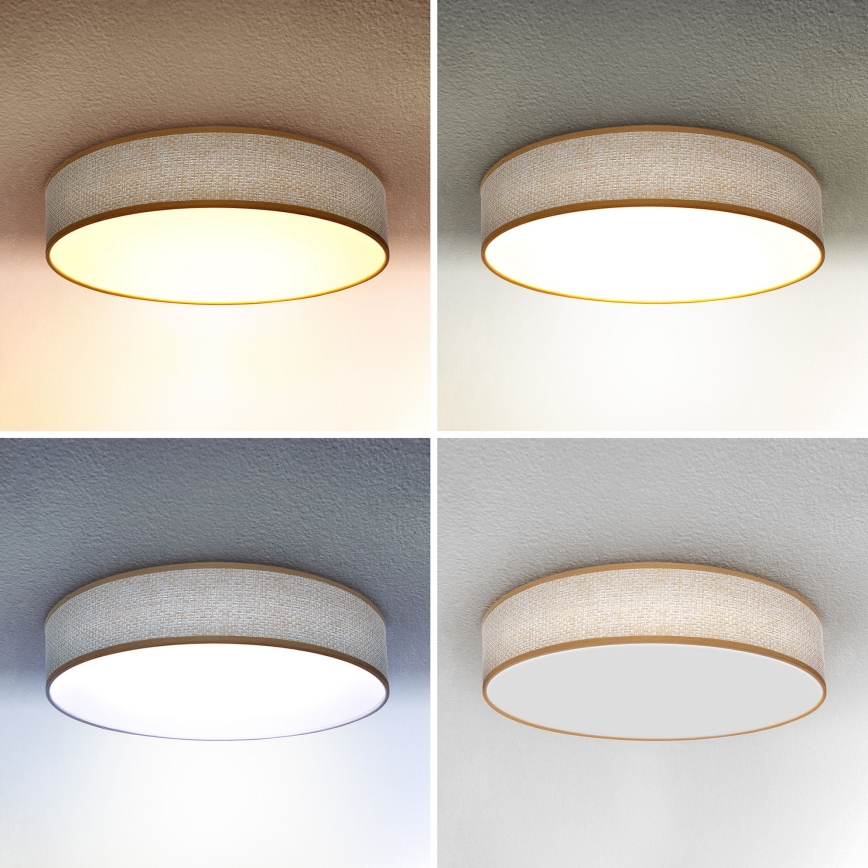 Brilagi - LED Plafon ściemnialny CARMEN LED/48W/230V 3000-6500K śr. 40 cm + pilot zdalnego sterowania