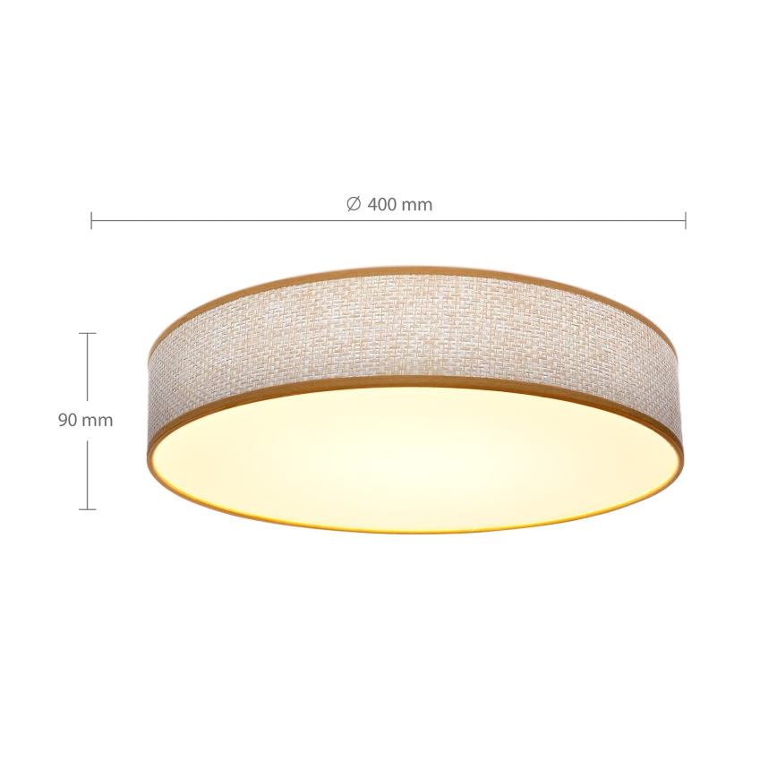 Brilagi - LED Plafon ściemnialny CARMEN LED/48W/230V 3000-6500K śr. 40 cm + pilot zdalnego sterowania