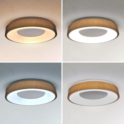 Brilagi - LED Plafon ściemnialny DORIA LED/48W/230V 3000-6500K śr. 39 cm + pilot zdalnego sterowania