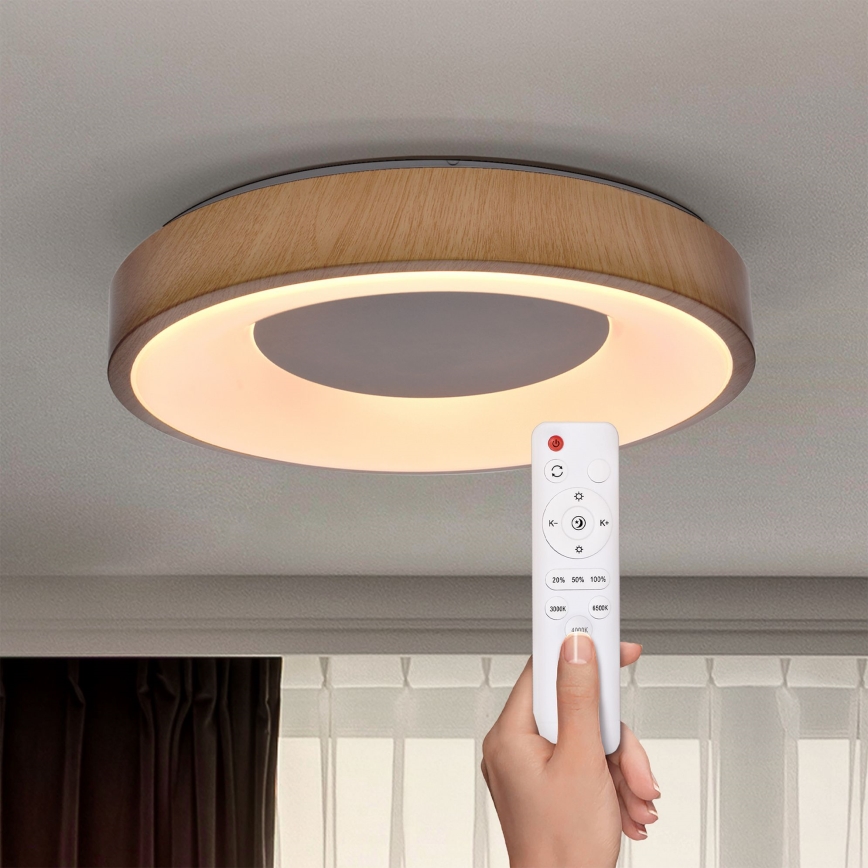 Brilagi - LED Plafon ściemnialny DORIA LED/48W/230V 3000-6500K śr. 39 cm + pilot zdalnego sterowania