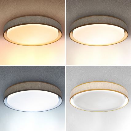 Brilagi - LED Plafon ściemnialny KIANIA LED/48W/230V 3000-6500K śr. 43 cm + pilot zdalnego sterowania