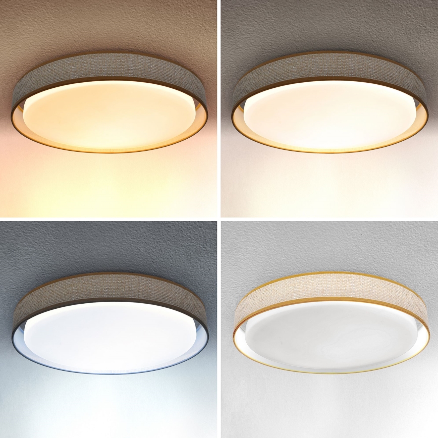 Brilagi - LED Plafon ściemnialny KIANIA LED/48W/230V 3000-6500K śr. 43 cm + pilot zdalnego sterowania