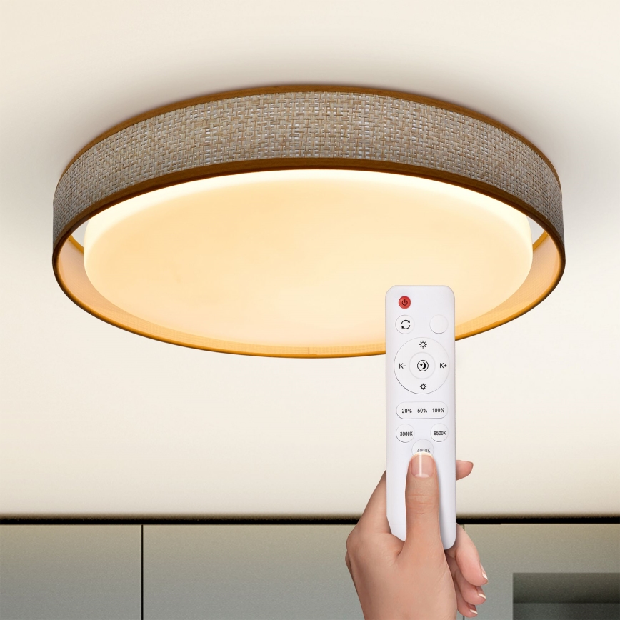 Brilagi - LED Plafon ściemnialny KIANIA LED/48W/230V 3000-6500K śr. 43 cm + pilot zdalnego sterowania