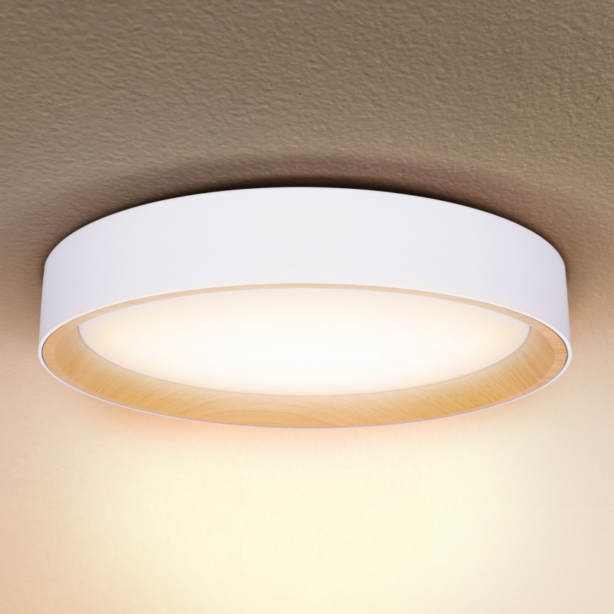 Brilagi - LED Plafon ściemnialny LARIOS LED/60W/230V 3000-6500K ø 49 cm biały + pilot zdalnego sterowania