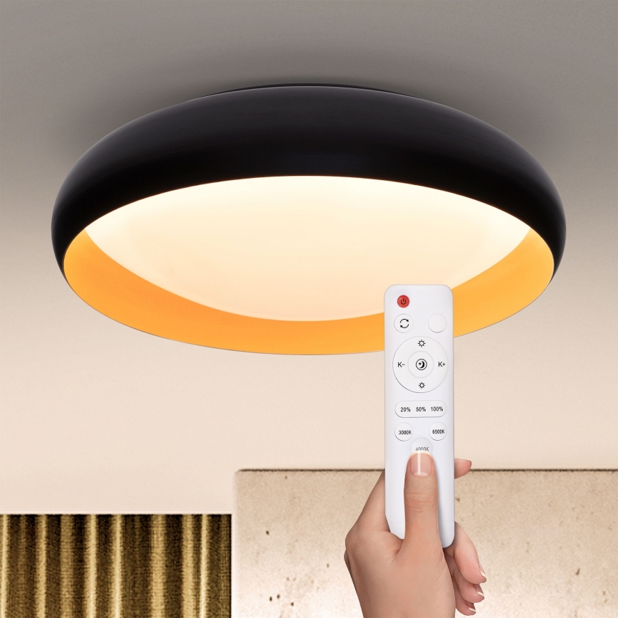 Brilagi - LED Plafon ściemnialny LIVIA LED/48W/230V 3000-6500K śr. 42 cm + pilot zdalnego sterowania