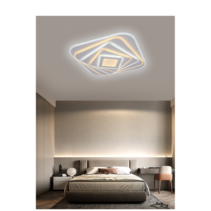 Brilagi - LED Plafon ściemnialny MODERN LED/210W/230V 2700-6500K 55x55 cm + pilot zdalnego sterowania