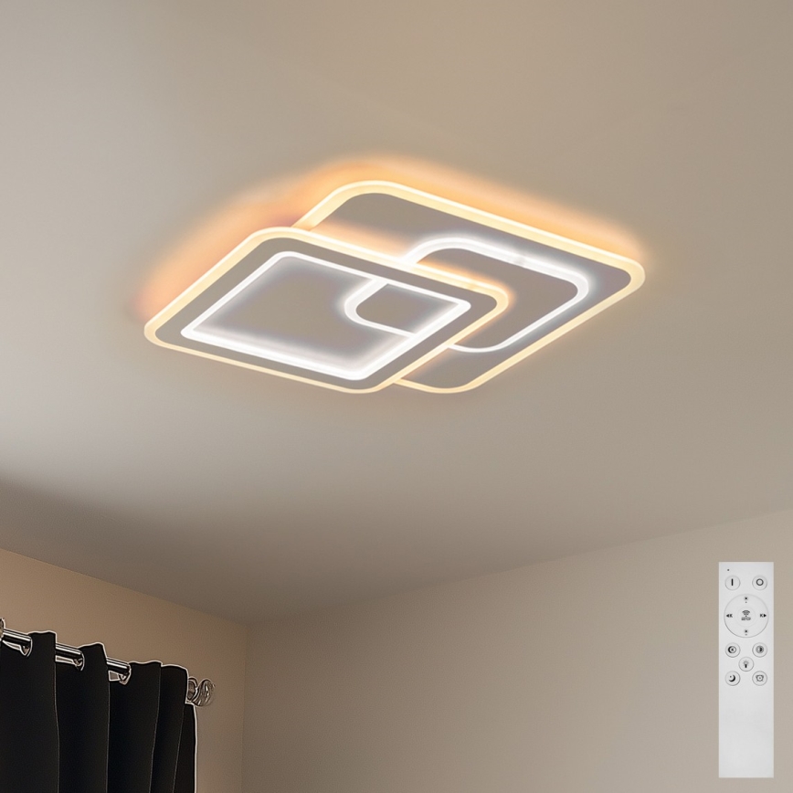 Brilagi - LED Plafon ściemnialny MODERN LED/80W/230V 2700-6500K 52,5x52,5 cm + pilot zdalnego sterowania