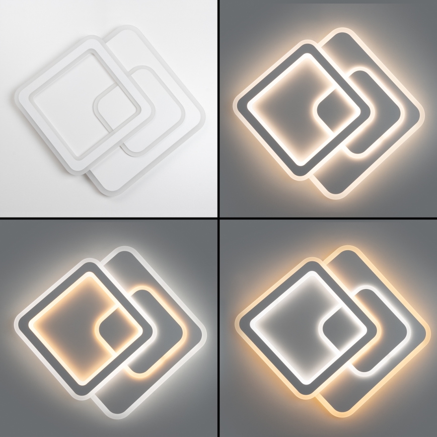 Brilagi - LED Plafon ściemnialny MODERN LED/80W/230V 2700-6500K 52,5x52,5 cm + pilot zdalnego sterowania