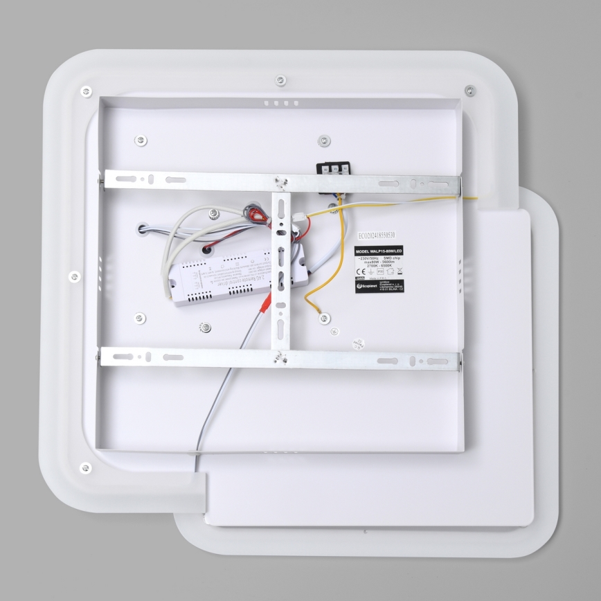 Brilagi - LED Plafon ściemnialny MODERN LED/80W/230V 2700-6500K 52,5x52,5 cm + pilot zdalnego sterowania