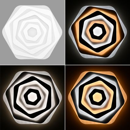 Brilagi - LED Plafon ściemnialny MODERN LED/85W/230V 2700-6500K śr. 53 cm + Pilot zdalnego sterowania