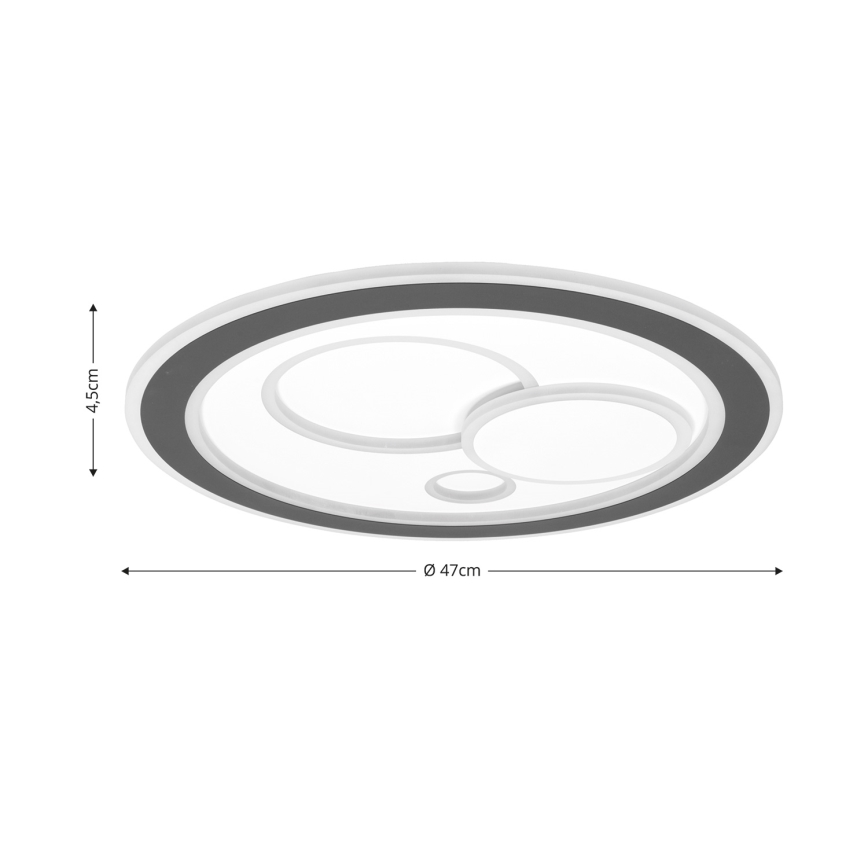 Brilagi - LED Plafon ściemnialny MODERN LED/89W/230V 2700-6500K śr. 47 cm + pilot zdalnego sterowania
