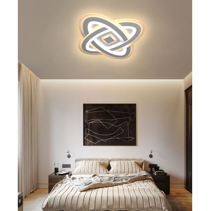Brilagi - LED Plafon ściemnialny MODERN LED/90W/230V 2700-6500K 48x48 cm+ pilot zdalnego sterowania