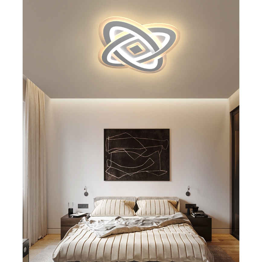 Brilagi - LED Plafon ściemnialny MODERN LED/90W/230V 2700-6500K 48x48 cm+ pilot zdalnego sterowania