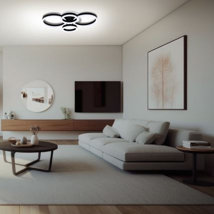 Brilagi - LED Plafon ściemnialny ORBITS LED/49W/230V 3000/4000/6000K + pilot zdalnego sterowania