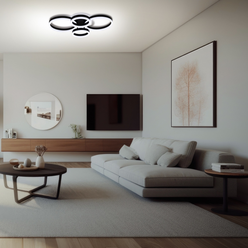 Brilagi - LED Plafon ściemnialny ORBITS LED/49W/230V 3000/4000/6000K + pilot zdalnego sterowania