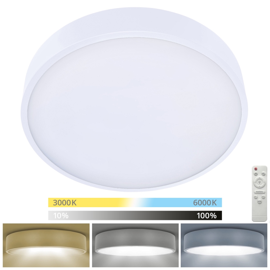 Brilagi - LED Plafon ściemnialny POOL SMART LED/48W/230V 3000-6000K 40 cm + pilot zdalnego sterowania biały