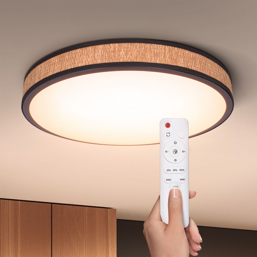 Brilagi - LED Plafon ściemnialny ROSA LED/48W/230V 3000-6500K śr. 38 cm + pilot zdalnego sterowania