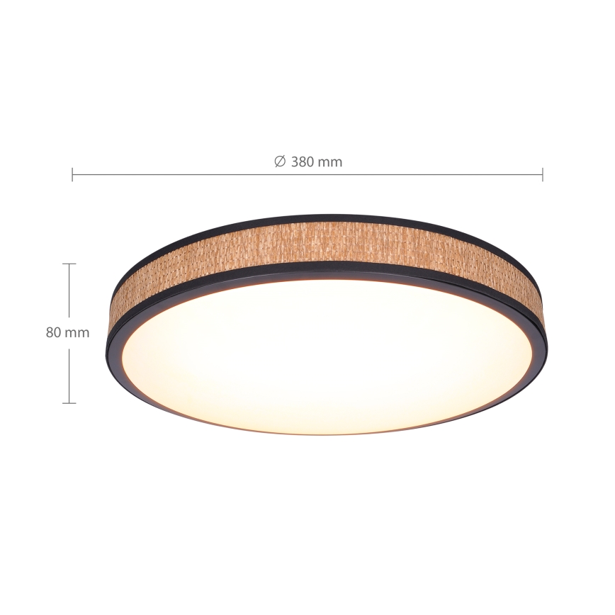 Brilagi - LED Plafon ściemnialny ROSA LED/48W/230V 3000-6500K śr. 38 cm + pilot zdalnego sterowania