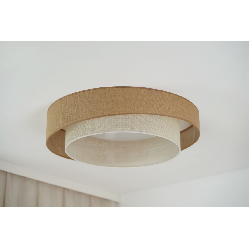 Brilagi - LED Plafon ściemnialny SHINE LED/24W/230V śr. 60 cm 3000/4000/6500K beżowy/kremowy + pilot zdalnego sterowania