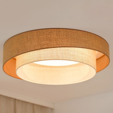 Brilagi - LED Plafon ściemnialny SHINE LED/24W/230V śr. 60 cm 3000/4000/6500K beżowy/kremowy + pilot zdalnego sterowania