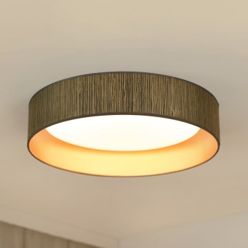 Brilagi - LED Plafon ściemnialny VEGAS SHINE LED/24W/230V 3000/4000/6500K słoma brązowy/złoty + zdalne sterowanie