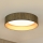 Brilagi - LED Plafon ściemnialny VEGAS SHINE LED/24W/230V 3000/4000/6500K słoma brązowy/złoty + zdalne sterowanie