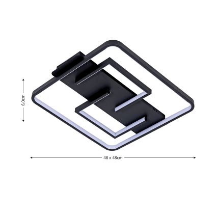 Brilagi - LED Plafon ściemnialny VELO LED/34W/230V 3000/4000/6000K + zdalne sterowanie