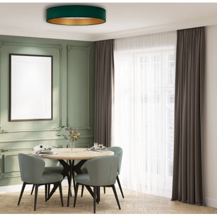 Brilagi - LED Plafon ściemnialny VELVET STAR LED/36W/230V śr. 55 cm 3000K/4000K/6400K zielony/złoty