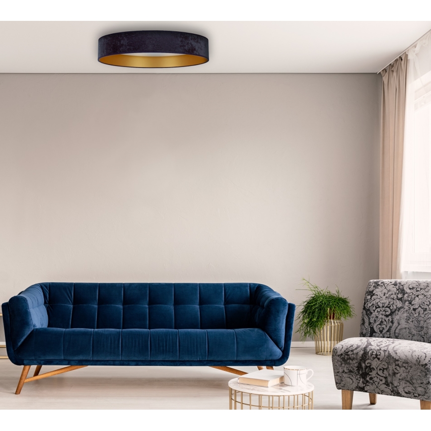 Brilagi - LED Plafon ściemnialny VELVET STAR LED/36W/230V śr. 55 cm 3000K/4000K/6400K niebieski/złoty