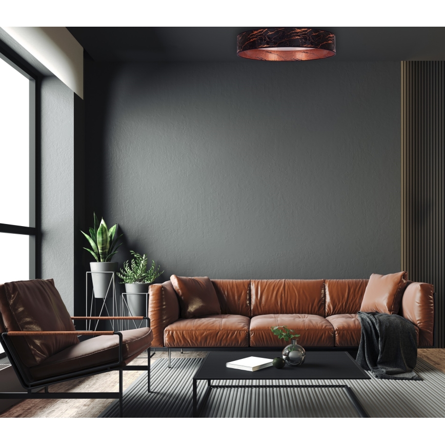 Brilagi - LED Plafon ściemnialny VELVET STAR LED/36W/230V śr. 55 cm 3000K/4000K/6400K czarny/miedziany