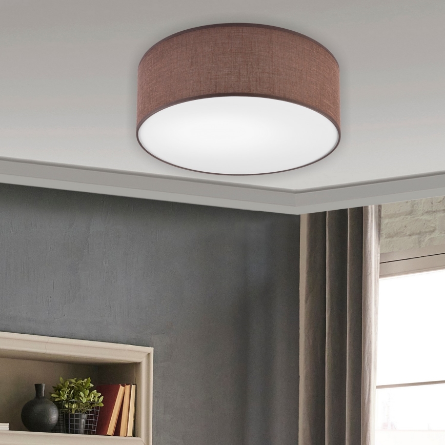 Brilagi - LED Plafon SIRIJA LED/12W/230V śr. 35 cm brązowy