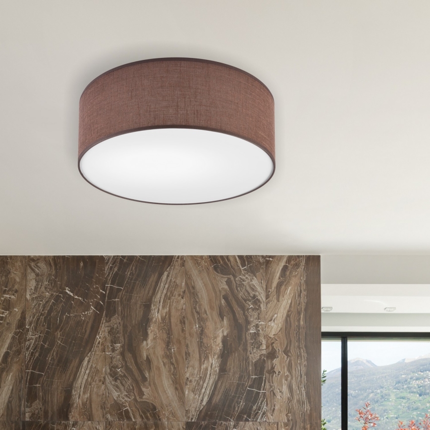 Brilagi - LED Plafon SIRIJA LED/12W/230V śr. 35 cm brązowy