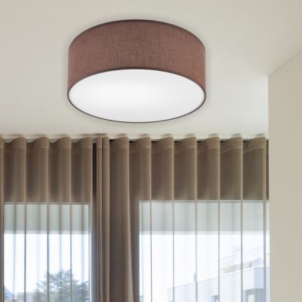 Brilagi - LED Plafon SIRIJA LED/12W/230V śr. 35 cm brązowy