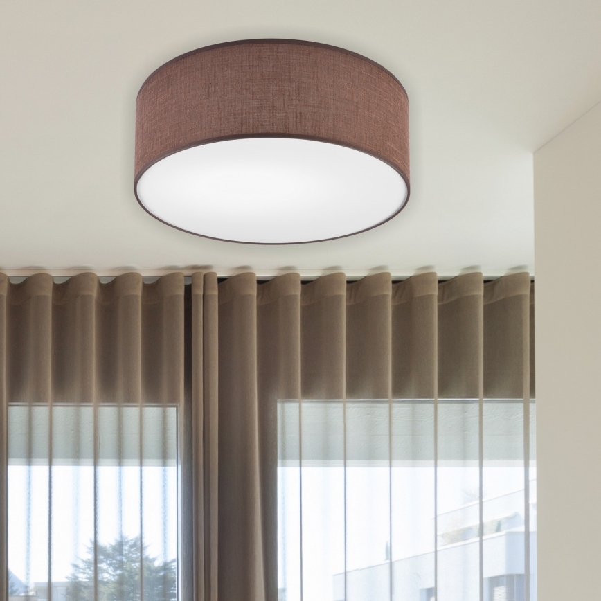 Brilagi - LED Plafon SIRIJA LED/12W/230V śr. 35 cm brązowy