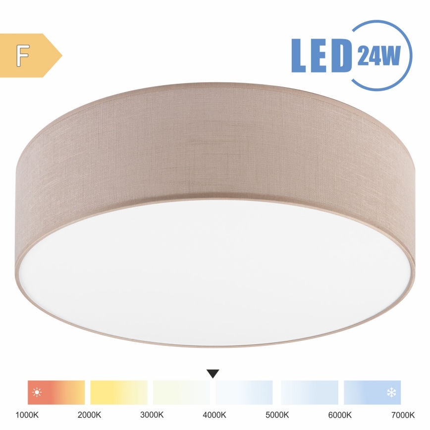 Brilagi - LED Plafon SIRIJA LED/24W/230V śr. 45 cm beżowy