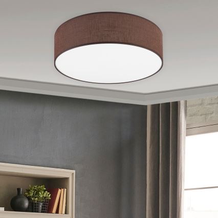 Brilagi - LED Plafon SIRIJA LED/24W/230V śr. 45 cm brązowy