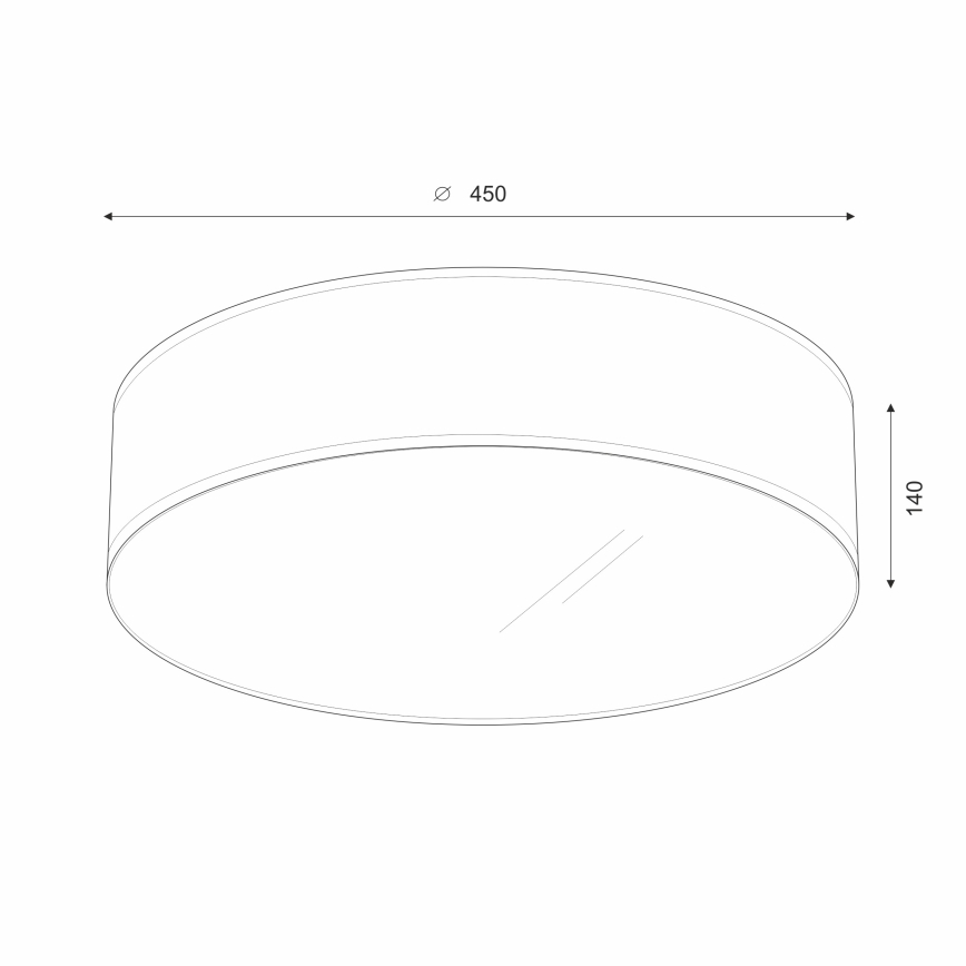 Brilagi - LED Plafon SIRIJA LED/36W/230V śr. 45 cm beżowy