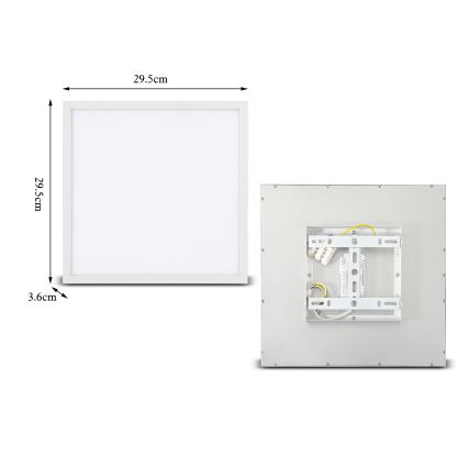 Brilagi - LED Plafon SLIMFRAME LED/25W/230V 30x30 cm biały