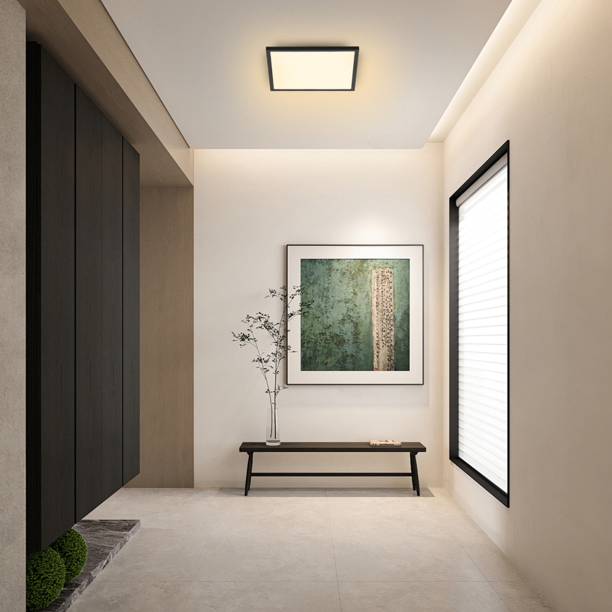 Brilagi - LED Plafon SLIMFRAME LED/25W/230V 30x30 cm czarny