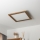 Brilagi - LED Plafon SLIMFRAME WOOD LED/36W/230V 49,5x49,5 cm brązowy