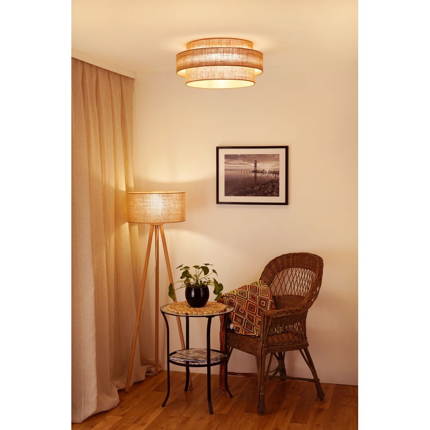 Brilagi - LED Plafon SPACE YUTE LED/12W/230V śr. 50 cm 3000K/4000K/6400K beżowy
