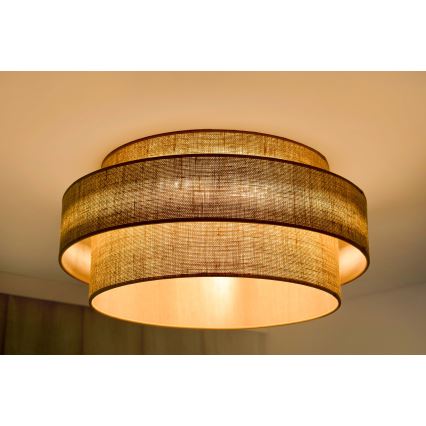 Brilagi - LED Plafon SPACE YUTE LED/12W/230V śr. 50 cm 3000K/4000K/6400K beżowy