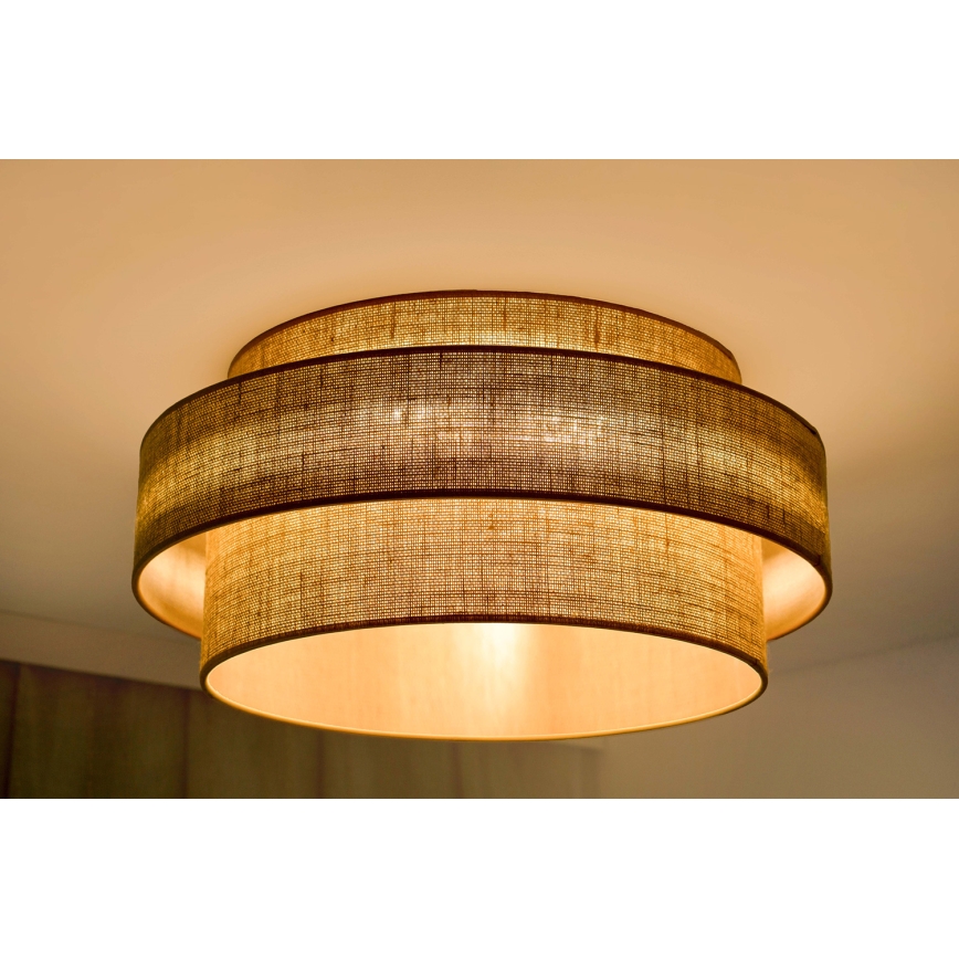 Brilagi - LED Plafon SPACE YUTE LED/12W/230V śr. 50 cm 3000K/4000K/6400K beżowy